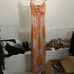 Sky Strapless Maxi Dress